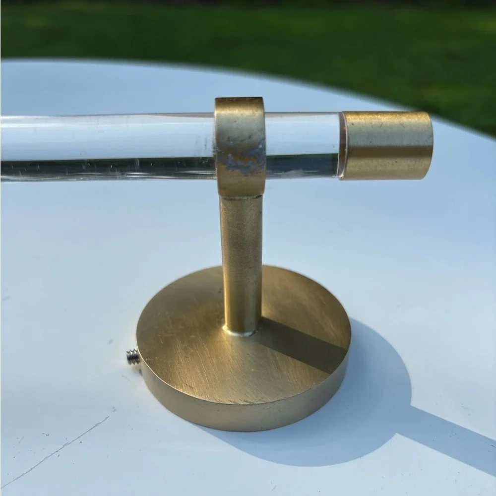 NWOT Anthropologie Mikayla Lucite Towel Bar